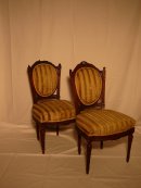 1 Paar Louis-Seize-Stühle